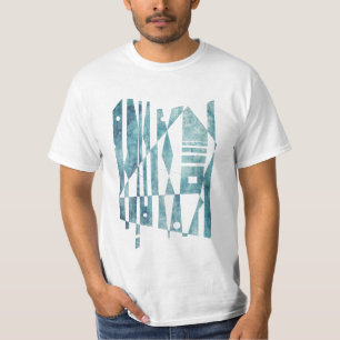 Geometriska blåsor t shirt
