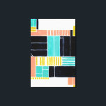 Geometriska block canvastryck<br><div class="desc">Geometriska block. Konstnär: Grace Popp. Bild-ID: 150774FN.</div>