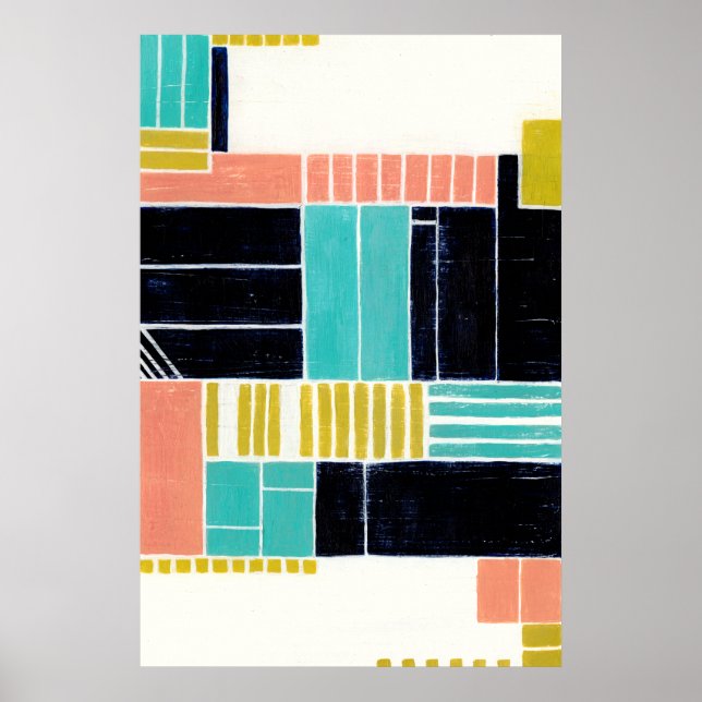 Geometriska block poster (Framsidan)