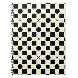 ⚫ Geometriska cirklar Design Studie och arbete Anteckningsbok