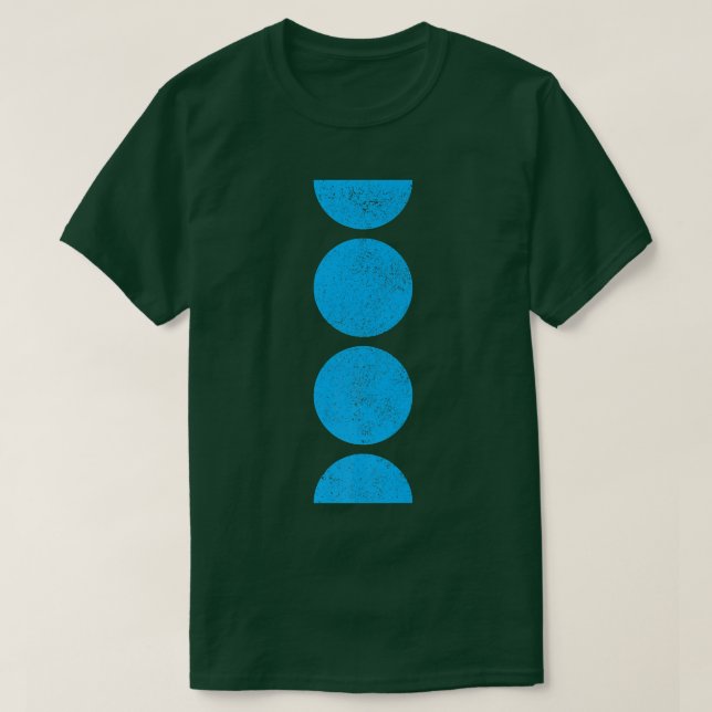 Geometriska cirklar Kretsar Former Geometry Art T Shirt (Design framsida)