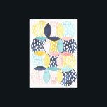 Geometriska cirklar med vattenfärg canvastryck<br><div class="desc">Geometriska cirklar för vattenfärg Artist: Grace Popp</div>