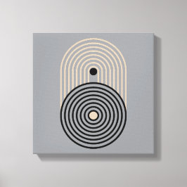 Geometriska cirklar och abstrakter canvastryck