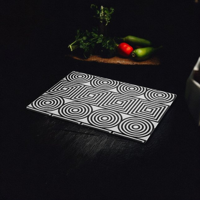 Geometriska cirklar och kvadrater (Chopping Board)
