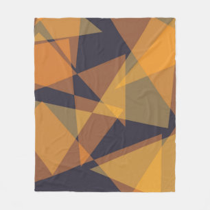 Geometriska, coola, trendig, moderna, enkla triang fleecefilt