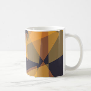 Geometriska, coola, trendig, moderna, enkla triang kaffemugg