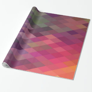 Geometriska diamanter Gift-figursättning Presentpapper