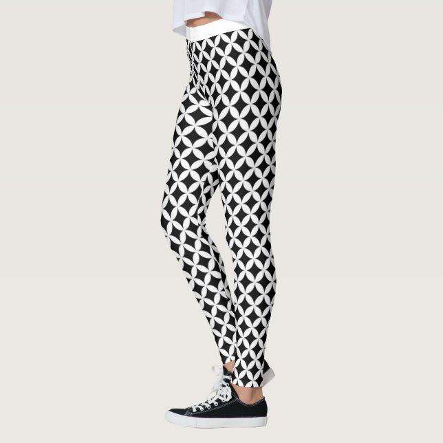 Geometriska diamanter leggings (Vänster)