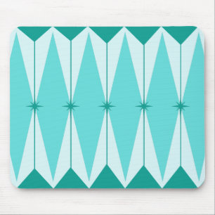 Geometriska diamanter & Starbursts Mousepad Musmatta