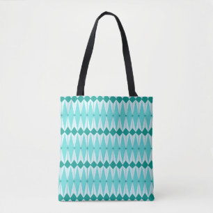 Geometriska diamanter & Starbursts Tote Bag Tygkasse