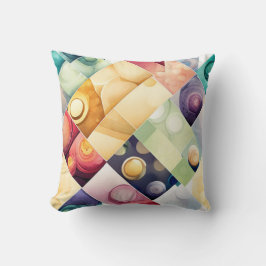 Geometriska droppar kudde