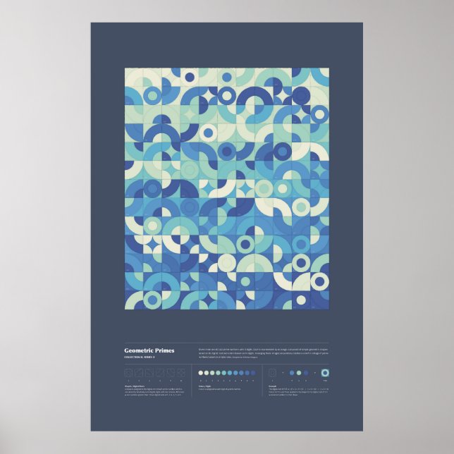 Geometriska egenskaper - samling 2, serie 2 poster (Framsidan)