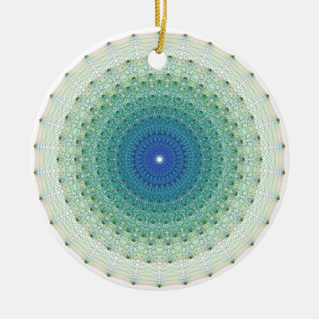 Geometriska enhetliga Polytope i flygplan för E8 Julgransprydnad Keramik (Framsidan)