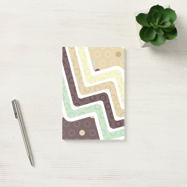 Geometriska figurer 1 post-it block (Kontor)