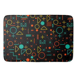 Geometriska former badrumsmatta