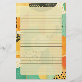 Geometriska former brevpapper