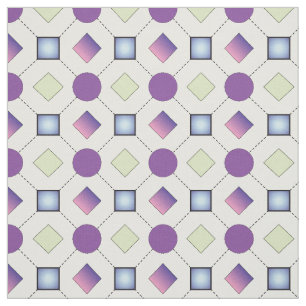 Geometriska former Fabric Mönster Tyg