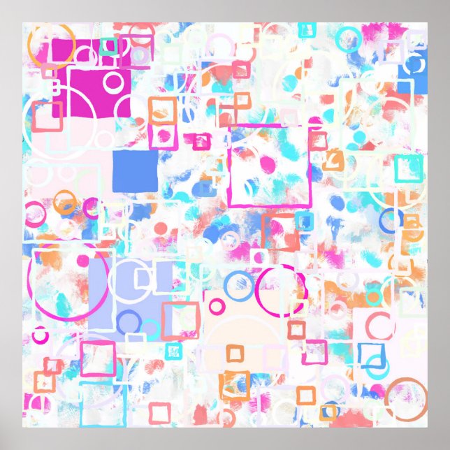 Geometriska former för abstrakt poster (Framsidan)