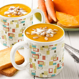 Geometriska former för återställande av elegant i  kaffemugg