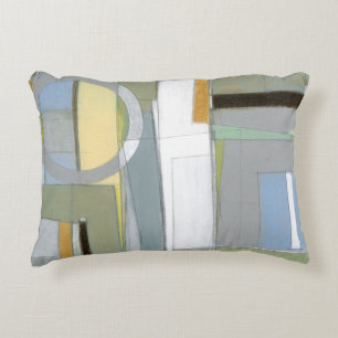 Geometriska former för färgfull Abstrakt Prydnadskudde