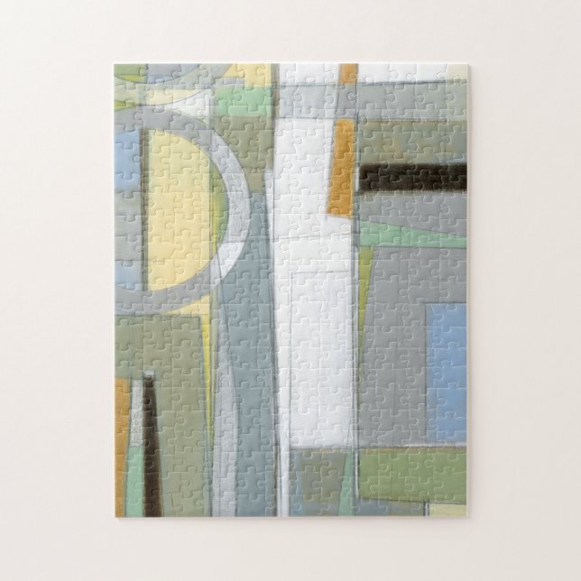 Geometriska former för färgfull Abstrakt Pussel (Vertikal)