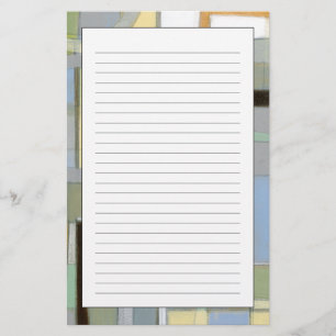 Geometriska former för färgstark Abstrakt Brevpapper