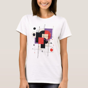 Geometriska former för modern Abstrakt T-Shirt