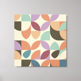 Geometriska former för modern Jazz-Abstrakt Canvastryck