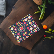 Geometriska former för multifärgad