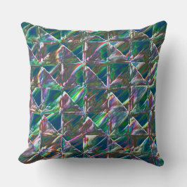 Geometriska former för nedfläckad av färgad, prägl kudde