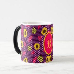 Geometriska former magisk mugg
