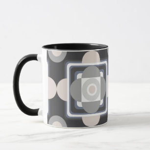 Geometriska former med Rosa Mugg