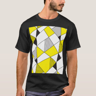 Geometriska former: Minimalistiskt sjölöst Mönster T Shirt