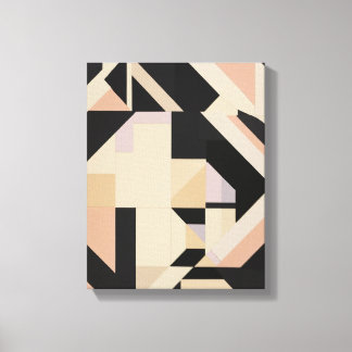 Geometriska former Modern Colorful Wrapped Art Can Canvastryck