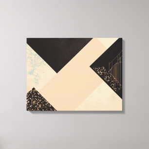Geometriska former Modern Colorful Wrapped Art Can Canvastryck