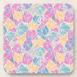 Geometriska former och Linjer i Pastel Färg Underlägg