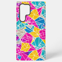 Geometriska former och Linjer i Vibrant Färg