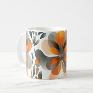 Geometriska former och livfulla färger Väggkonsttr Kaffemugg