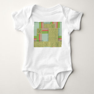 Geometriska former: Penseldrag Mönster. T Shirt