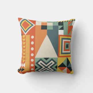 Geometriska former, platt enkel bakgrund. kudde