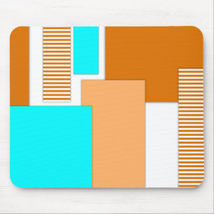 Geometriska former som klipps ut från pappra musmatta