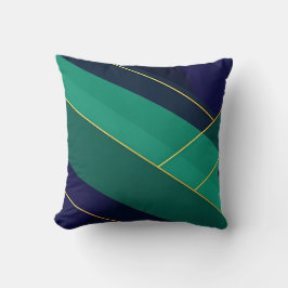 Geometriska Juveltoner Kudde