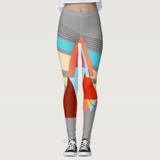 geometriska kopplingar leggings