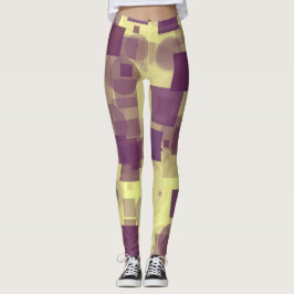 Geometriska kopplingar leggings