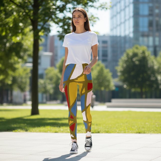 geometriska kopplingar leggings (Skapare uppladdad)