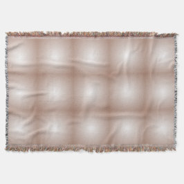 Geometriska kvadrater med Mocha Mousse Gradient Wh Filt