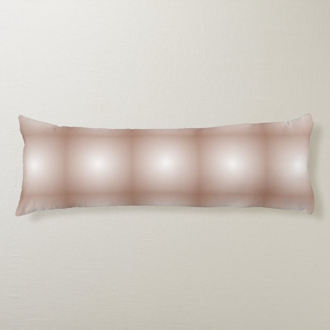 Geometriska kvadrater med Mocha Mousse Gradient Wh Kroppskudde (Framsidan)