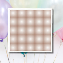 Geometriska kvadrater med Mocha Mousse Gradient Wh Pappersservett