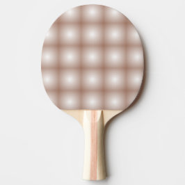 Geometriska kvadrater med Mocha Mousse Gradient Wh Pingisracket