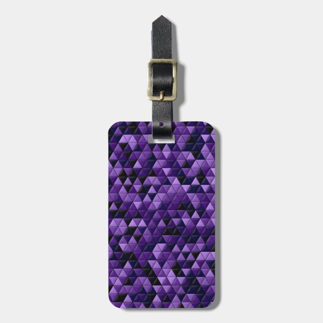 Geometriska Lilor Bagagebricka (Vertikal Framsida)